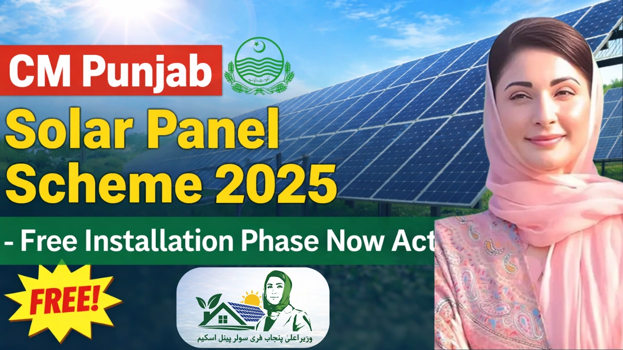 CM Punjab Solar Panel Scheme 2025 – Free Installation Phase Now Active