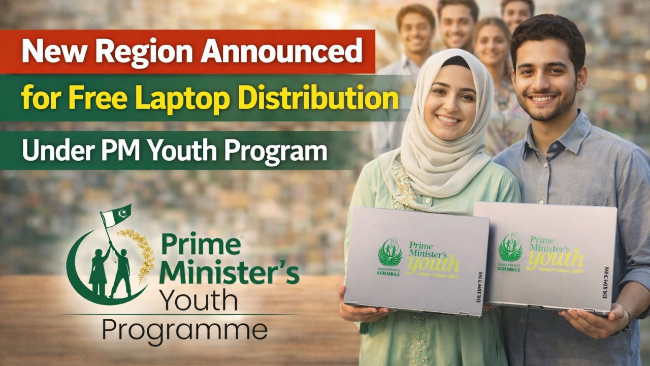 New Region Announced for Free Laptop Distribution Under PM Youth Program